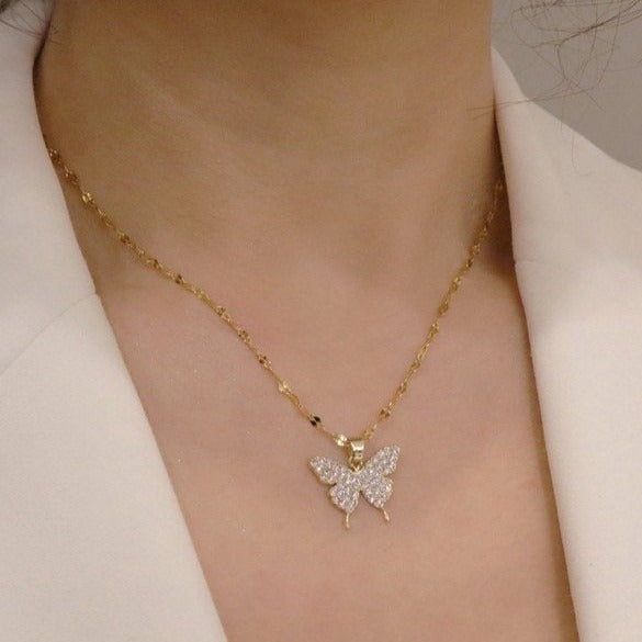 Collier Papillon Magique